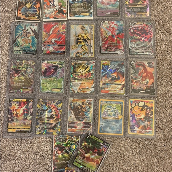 Colorful Pokémon Trading Card Collection - Picture 1 of 1